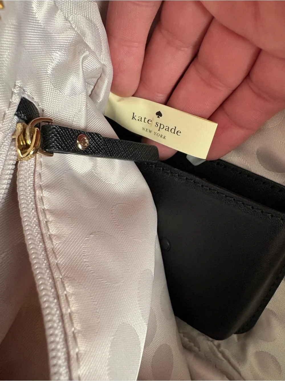 Kate Spade “ just charge it” wristlet